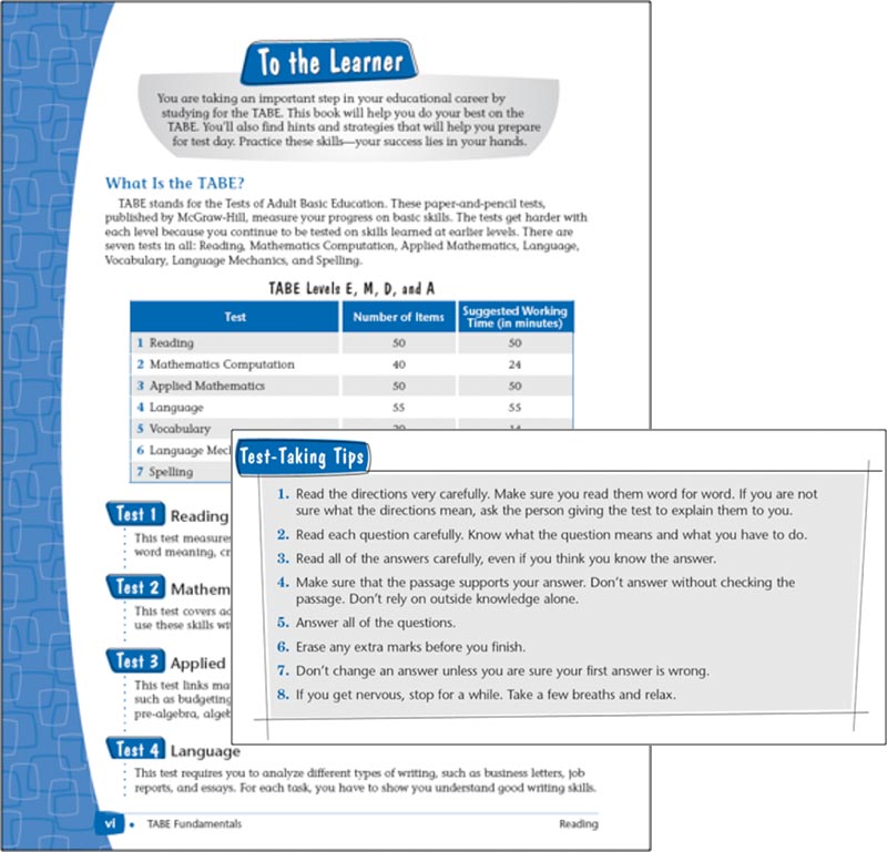 To the Learner Pages