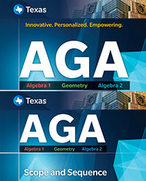 Texas Alegebra1 Geometry Algebra2 Grades 9–12 Overview & Scope and Sequence 